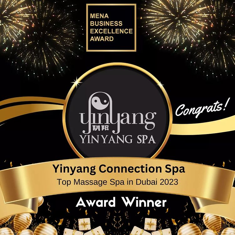 MENA Business Awards Top Massage Spa in Dubai - Yinyang Connection Spa