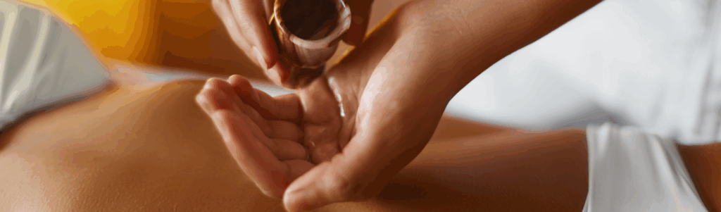 Aromatherapy massage for jet lag recovery at Yinyang Spa in Dubai and Abu Dhabi.
