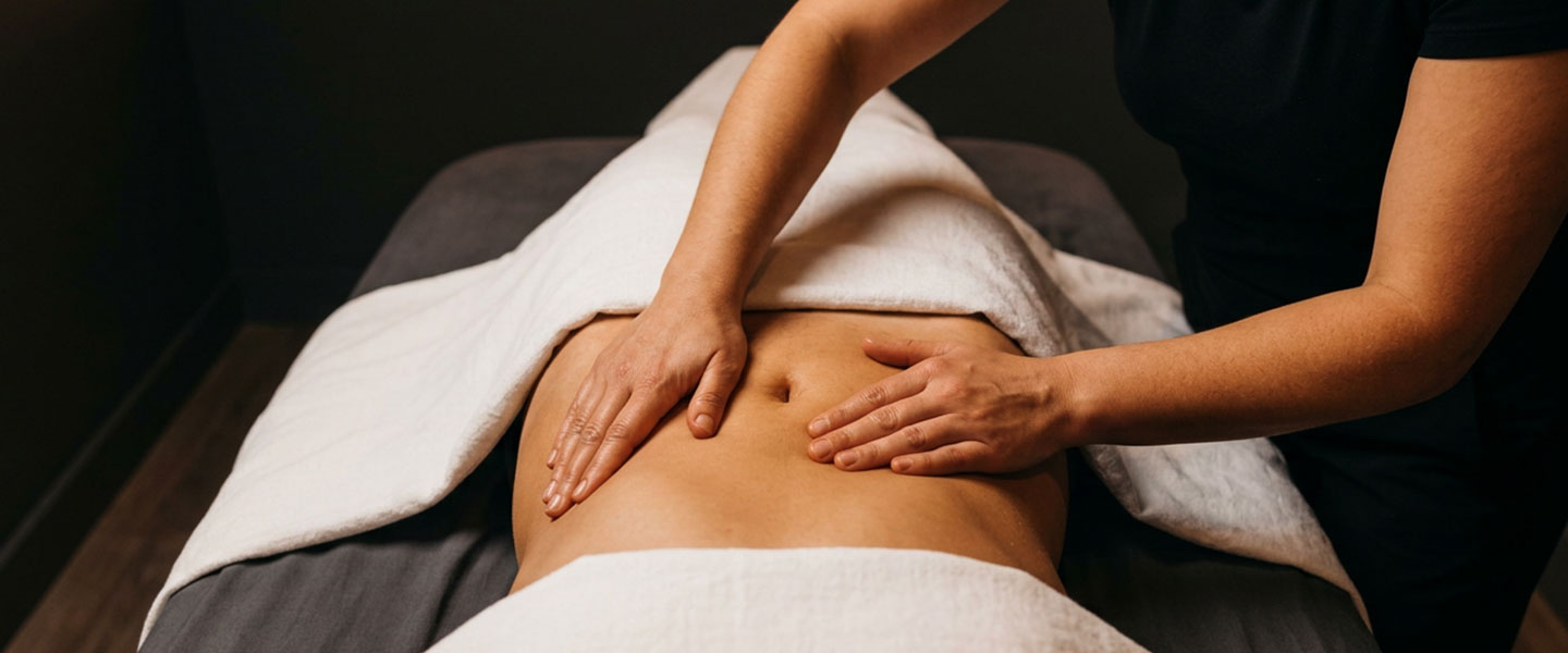 Abdominal Massage at Yinyang Spa.